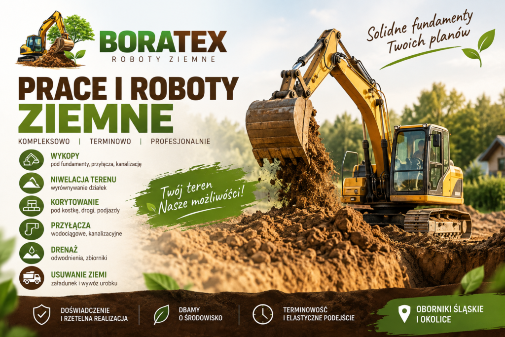 roboty i prace ziemne