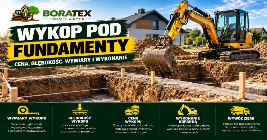 wykopy pod fundamenty
