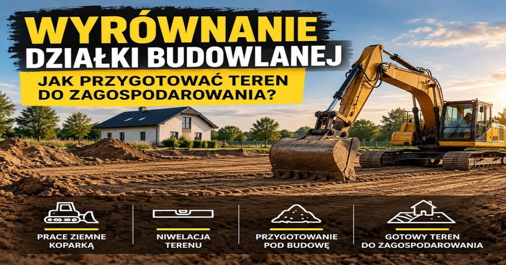 Wyrównanie działki budowlanej